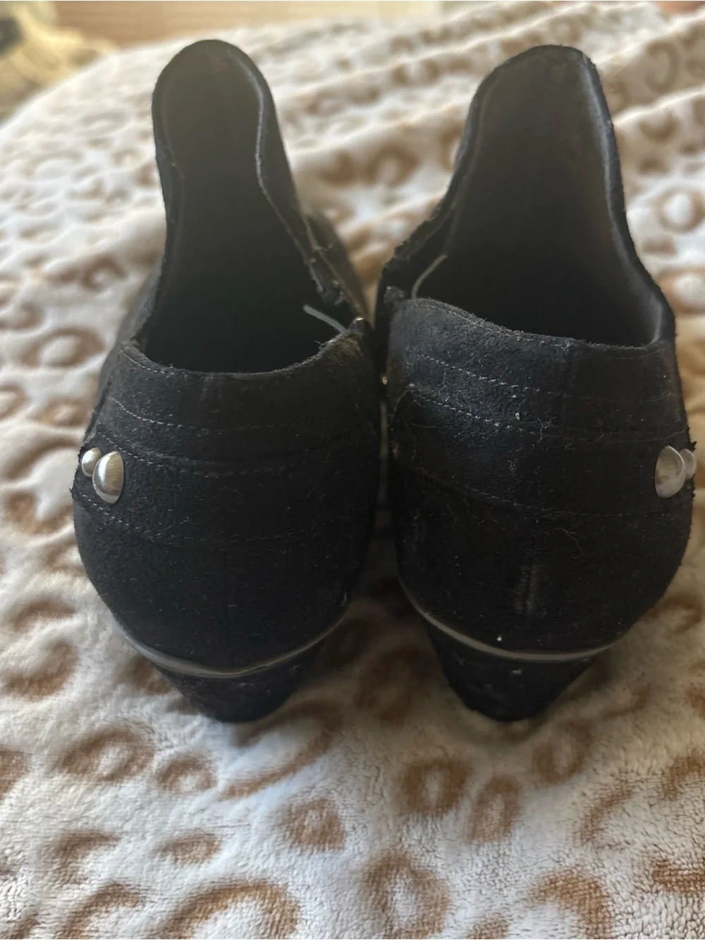 Dr. Scholl's Black Suede Ankle Booties - Low Heel Slip-On